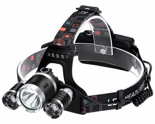 هدلایت شارژی قدرتمند LED مناسب کمپینگ، کوهنوردی, پیاده‌روی شبانه, تعمیرات