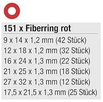 واشر فیبری قرمز