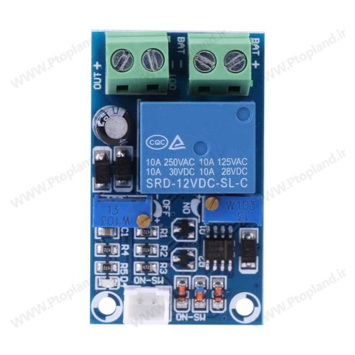 ماژول کنترل ولتاژ پایین، قطع خودکار ولتاژ پایین 12 ولت با نشانگر LED برای شارژ و توقف خودکار