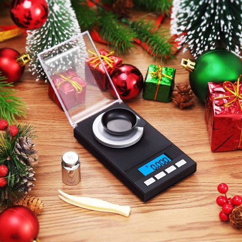 ترازوی دیجیتال 50 گرمی مدل Brifit با دقت اندازه گیری 0.001 گرم مناسب برای کارهای حساس حوزه جواهر و آزمایشگاه