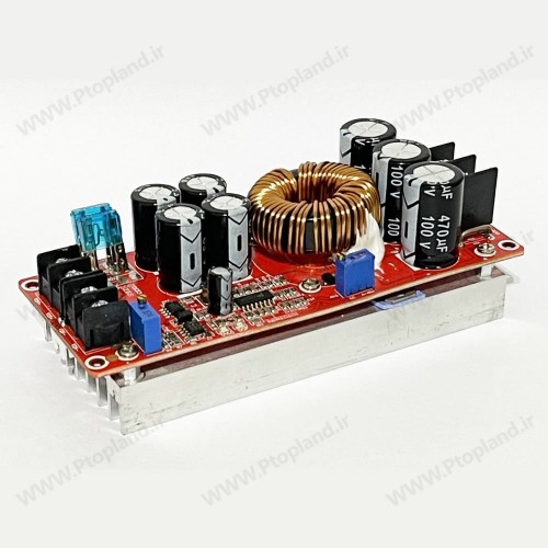 ماژول رگولاتور DC افزاینده 1200 وات و جریان 20 آمپر، ماژول بوست 8-60 ولت به 12-83 ولت