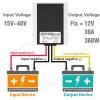 مبدل DC به DC (15 تا 40 ولت به 12 ولت 30 آمپر) برند Cocar توان 360W, سفارش آلمان