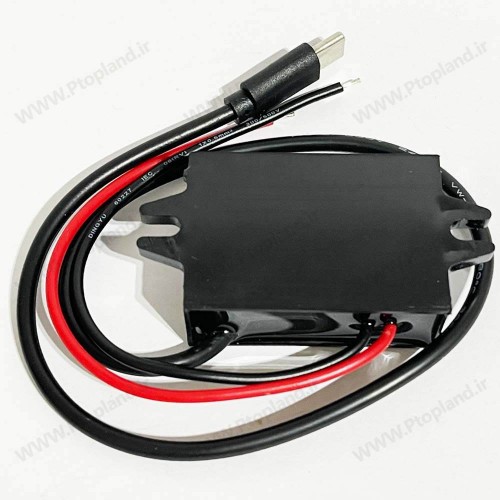 مبدل ولتاژ DC به DC (12V تا 24V به 5 ولت 3 آمپر) برند XWST – مبدل کاهنده ولتاژ با راندمان بالا