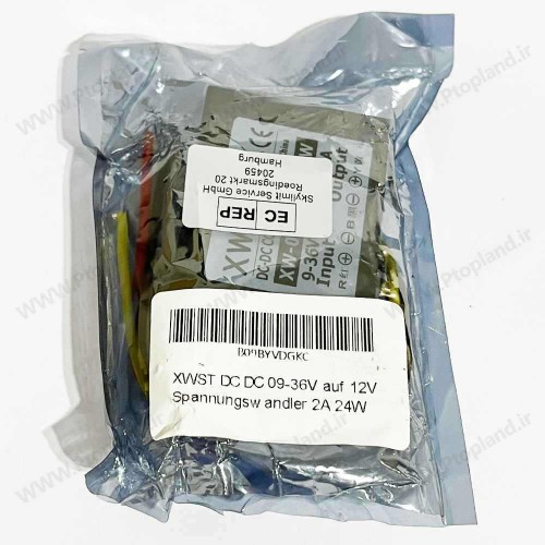 مبدل DC به DC (9 تا 36 ولت به 12 ولت 2 آمپر) برند XWST سفارش آلمان  مبدل DC به DC (9V تا 36V به 12V 2A) برند XWST سفارش آلمان – مبدل کاهنده ولتاژ صنعتی با کیفیت بالا  مبدل DC به DC برند XWST با ورودی 9 تا 36 ولت و خروجی 12 ولت 2 آمپر، یک مبدل کاهنده 