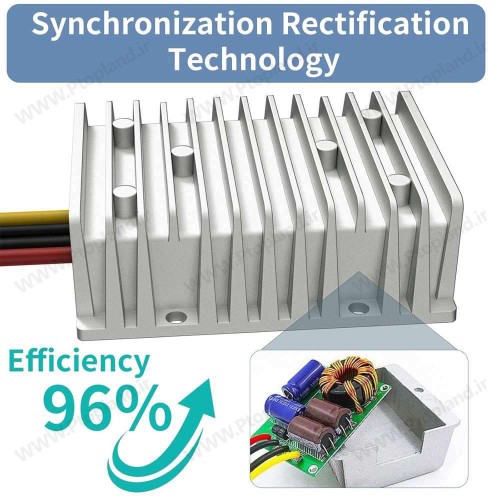 مبدل DC به DC (9V تا 20V به 24V 5A) برند GYVRM با توان 120 وات – مبدل ولتاژ افزاینده با کیفیت آلمانی