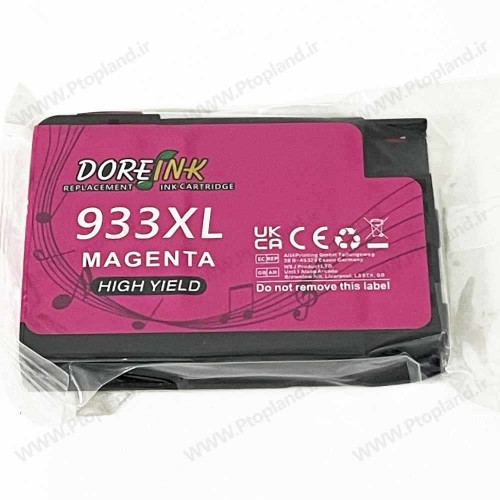 کارتریج جوهرافشان 933XL مجنتا (قرمز) – برند DoreInk، پلمپ و سازگار با HP