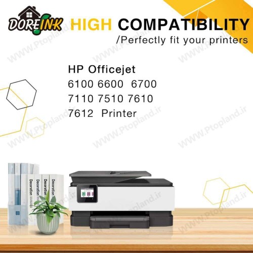 کارتریج مشکی 932XL برای پرینتر HP Officejet – برند DOREINK
