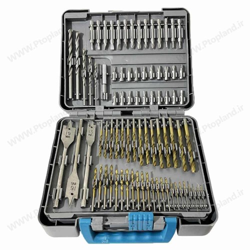 جعبه ابزار کامل Ferrex آلمان | ست جامع مته، بیت، بوکس و متعلقات (200+ پارچه)
