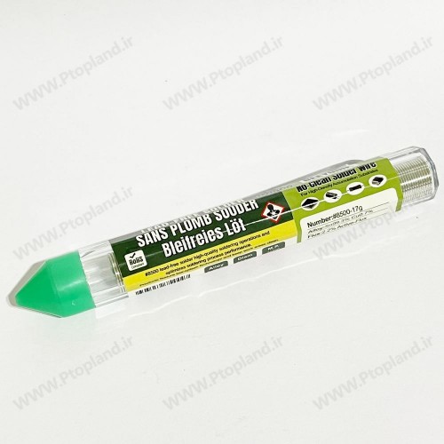 سیم قلع 0.8 میلی‌متری و خمیر فلکس سرنگی BEEYUIHF مدل 9530 | مخصوص لحیم‌کاری حرفه‌ای و SMT