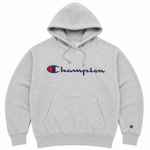 هودی اورجینال وارداتی داخل کرک باکیفیت طوسی ملانژ champion