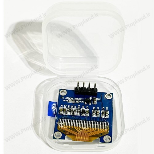 نمایشگر 0.96 اینچ SSD1306 با رزولوشن 64x128 و پروتکل I2C