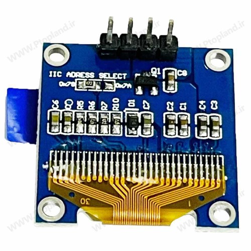 نمایشگر 0.96 اینچ SSD1306 با رزولوشن 64x128 و پروتکل I2C