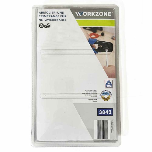 دستگاه پرچ کابل شبکه و تلفن WORKZONE آلمان | آچار شبکه RJ45 و RJ11 به همراه سوکت