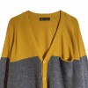 کاردیگن بافت ظریف دخترانه و زنانه Chaminjoo – طوسی زرد، سبک و شیک پاییزی و زمستانی