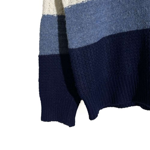 لباس بافت آبی سورمه ای وارداتی