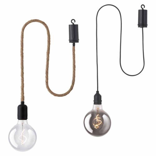 چراغ دکوراتیو LED شیشه‌ای Lightzone، نور گرم، باتری‌خور با سه حالت روشن خاموش یا تایمر 6 ساعته
