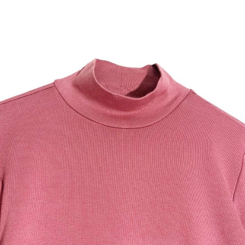 بلوز آستین بلند جذب گلبهی زنانه برند GAP مدل یقه سه سانت