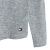 بلوز اولجینال آستین بلند یقه اسکی نخ پنبه طوسی زنانه برند TOMMY HILFIGER 
