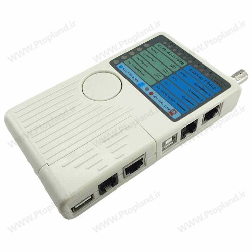 تستر کابل چندکاره حرفه‌ای شبکه | تست RJ45، RJ11، USB و BNC با یونیت ریموت