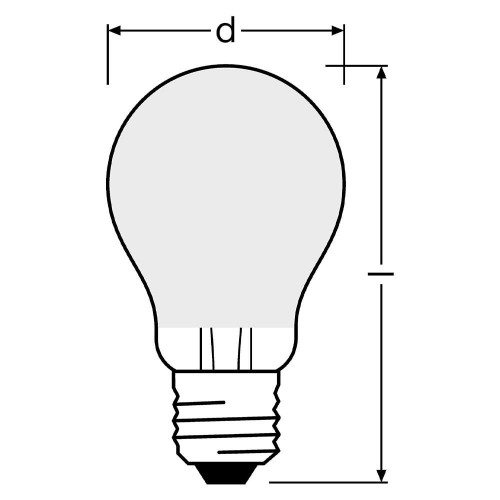 لامپ LED فیلامنت برند OSRAM نور گرم 2700K، 1521 لومن، سرپیچ E27، بسته 3 عددی
