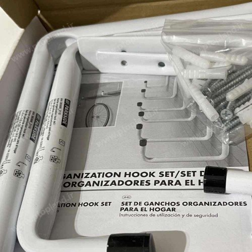 قلاب نگهدارنده و نظم دهنده انبار و پارکینگ 6 عددی برند پارکساید آلمان