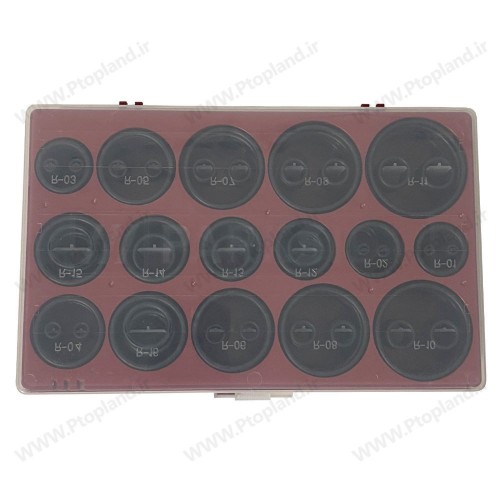 ست اورینگ متریک 420 تکه پارکساید آلمان | 32 سایز مختلف برای تعمیرات و کارهای فنی با جعبه اورگانایزر مقاوم