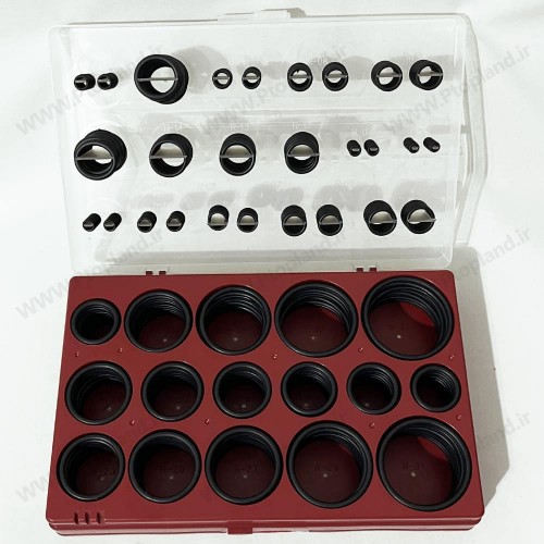 ست اورینگ متریک 420 تکه پارکساید آلمان | 32 سایز مختلف برای تعمیرات و کارهای فنی با جعبه اورگانایزر مقاوم