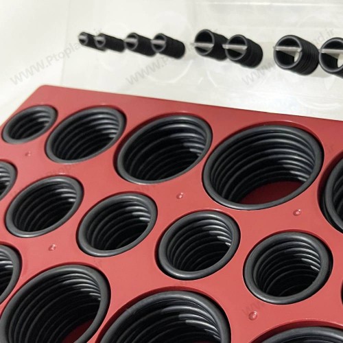 ست اورینگ متریک 420 تکه پارکساید آلمان | 32 سایز مختلف برای تعمیرات و کارهای فنی با جعبه اورگانایزر مقاوم