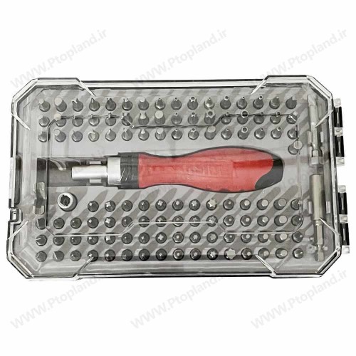 سری 115 تکه بیت پیچ گوشتی جغجغه ای برند پارکساید آلمان