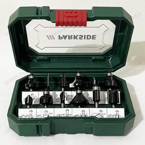 ست تیغ اورفرز پارکساید آلمان مدل PFB-12A1 مجموعه 12 عددی, تیغ اور فرز با کیفیت بالا