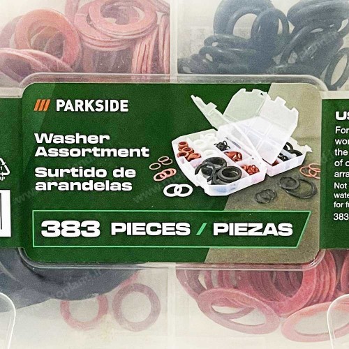 ست واشر 383 عددی برند پارکساید آلمان