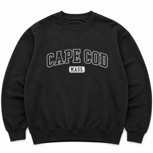 دورس مشکی وارداتی تو کرک نرم و لطیف با طرح گلدوزی CAPE COD 