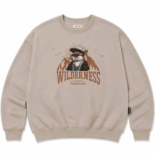 دورس وارداتی داخل کرک لطیف و طرح‌دار خاکی روشن WILDERNESS