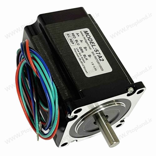 استپ موتور مدل 57A2 از برند Rtelligent | موتور پله‌ای دقیق با انکودر داخلی