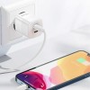 شارژر دیواری GaN مدل RY-C40A، توان 40 وات، دو خروجی USB-C