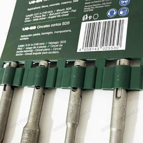 ست مته ساختمانی کوتاه برای سوراخکاری و تخریب برند پارکساید آلمان