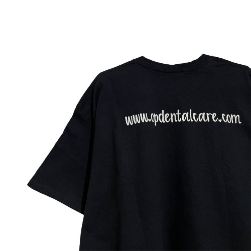 تیشرت مشکی I Love My Dentist یونیسکس نخی وارداتی