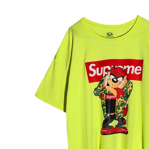 تیشرت وارداتی استوک فسفری طرح گرافیکی Suprime