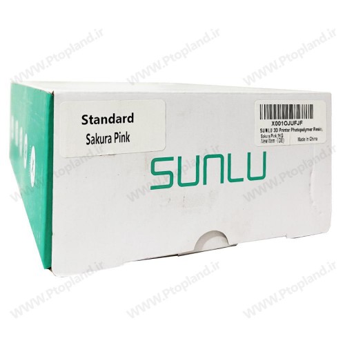 رزین فتوپلیمر LCD برند SUNLU رنگ Sakura Pink مدل Standard Resin یک کیلویی