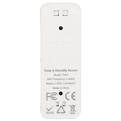 سنسور دما و رطوبت هوشمند TH01 با WiFi 2.4GHz | سازگار با Tuya و Smart Life