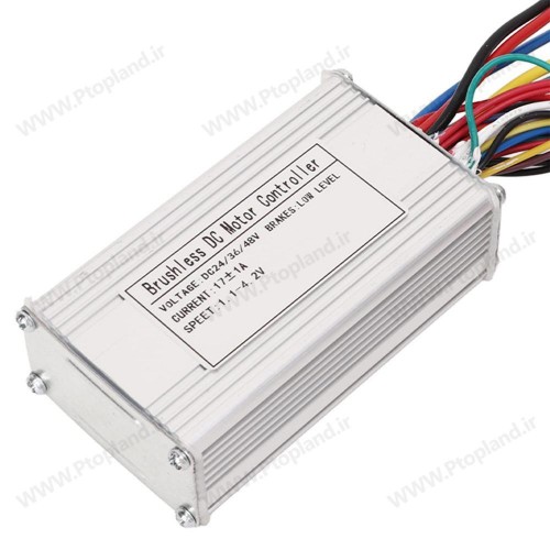 درایور براشلس 24V, 36V, 48V با 17 آمپر و 350 وات برای اسکوتر و دوچرخه برقی