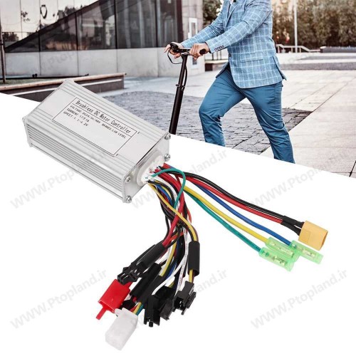درایور براشلس 24V, 36V, 48V با 17 آمپر و 350 وات برای اسکوتر و دوچرخه برقی