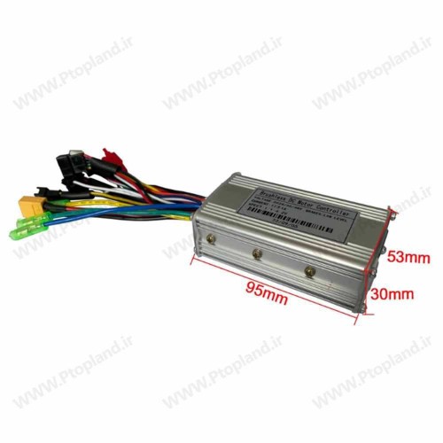درایور براشلس 24V, 36V, 48V با 17 آمپر و 350 وات برای اسکوتر و دوچرخه برقی