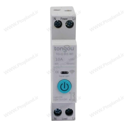 فیوز مینیاتوری هوشمند تک فاز 32 آمپر Tongou با قابلیت ارتباط از طریق Wifi برای کنترل و گزارش‌گیری