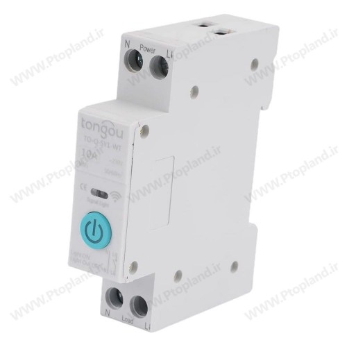 فیوز مینیاتوری هوشمند تک فاز 32 آمپر Tongou با قابلیت ارتباط از طریق Wifi برای کنترل و گزارش‌گیری