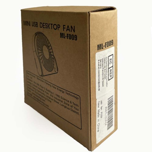 فن رومیزی سه سرعته USB مدل ML-F009 سفارش آلمان