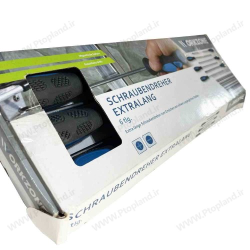 ست 6 عددی پیچ‌گوشتی فوق بلند WORKZONE آلمان | 325 میلی‌متر آهنربایی دو سو و چهار سو