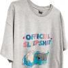 تیشرت آستین کوتاه چاپ‌دار Official Sleepshirt مدل Chill Wear