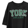 تیشرت آستین کوتاه چاپ‌دار York College مدل Campus Style