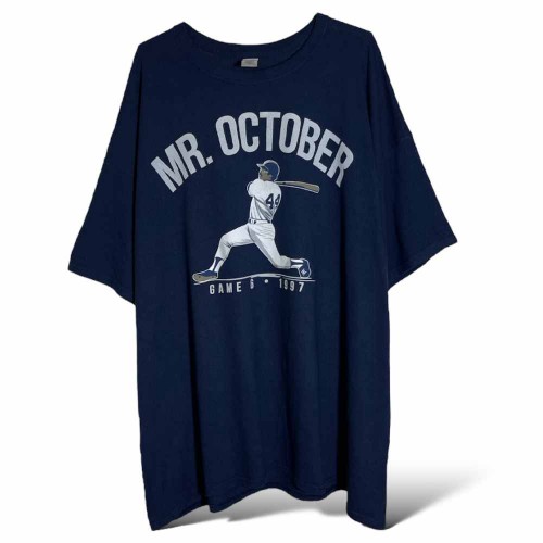 تیشرت آستین کوتاه چاپ‌دار Mr. October مدل Baseball Icon